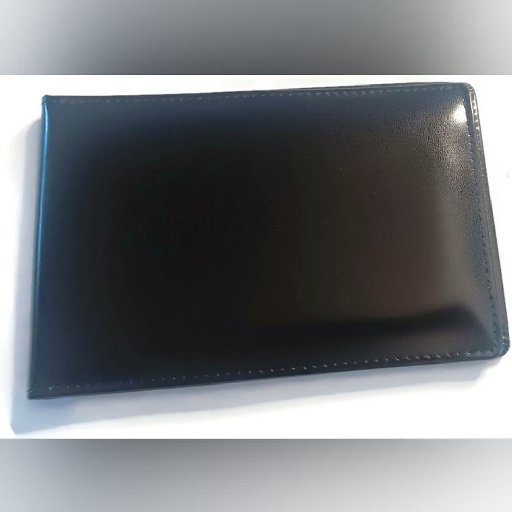 24 GENUINE LEATHER ID BADGE HOLDER WALLETS,Black. MSRP$480